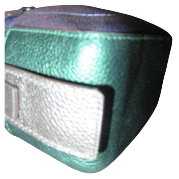 COACH 2018 Andi Metallic Hologram Quad Colorblock Pebbled Leather Backpack 49122 - Picture 7 of 12